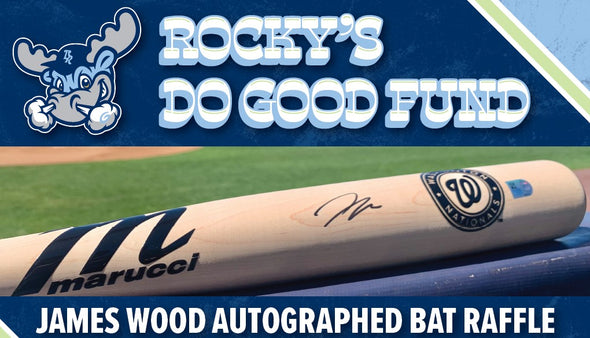 James Wood Bat Raffle Ticket