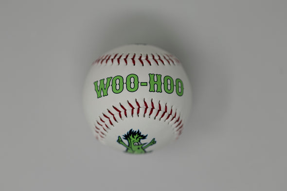 White Mr. Celery Baseball