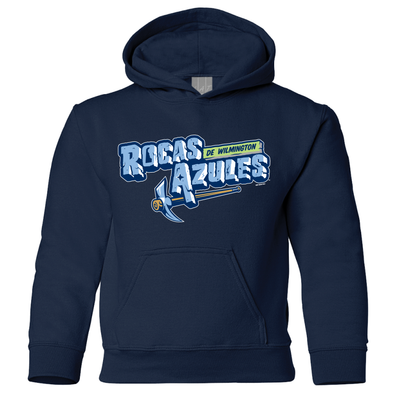 Youth Navy Rocas Azules Hoodie