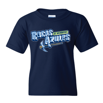 Youth Navy Rocas Azules Tee